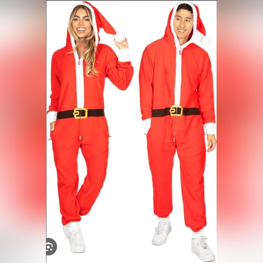 Tipsy Elves Santa Onesie Sz Med